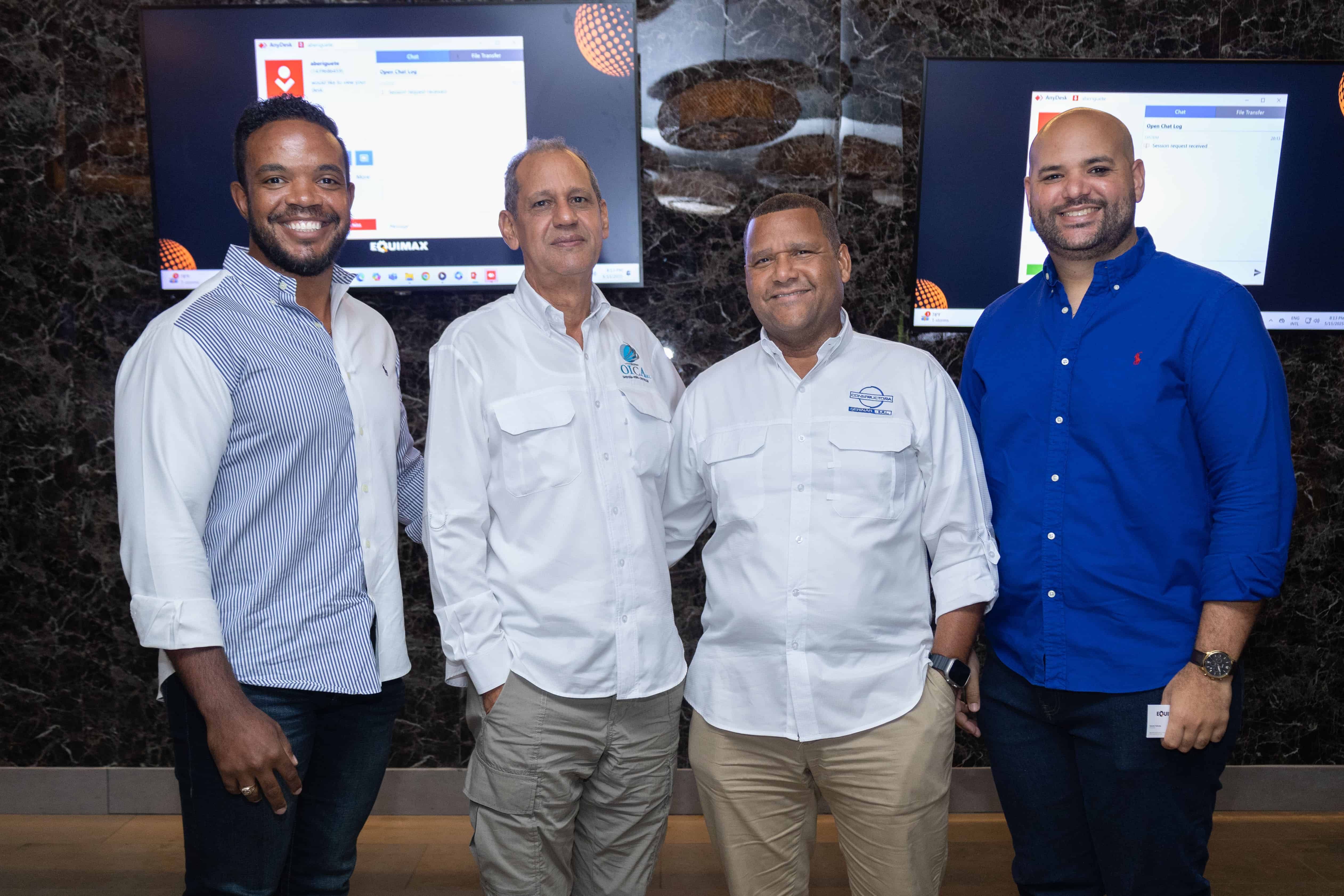 José Montes de Oca, Nelson Mateo, Jorge Reyes y José Farías.