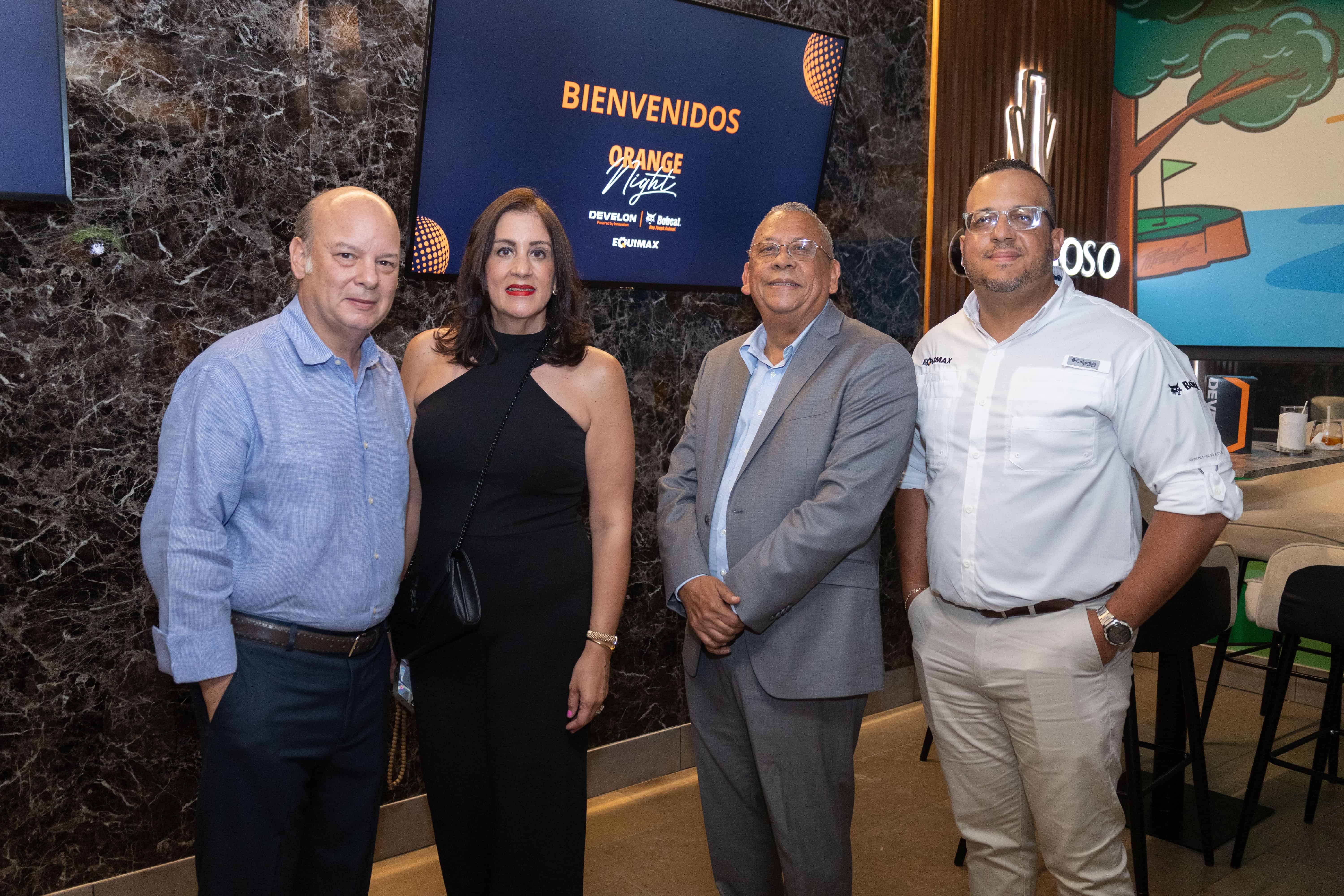 Juan Medina, Hilda Latour, Ramón Ortiz y Diógenes Espinal. 