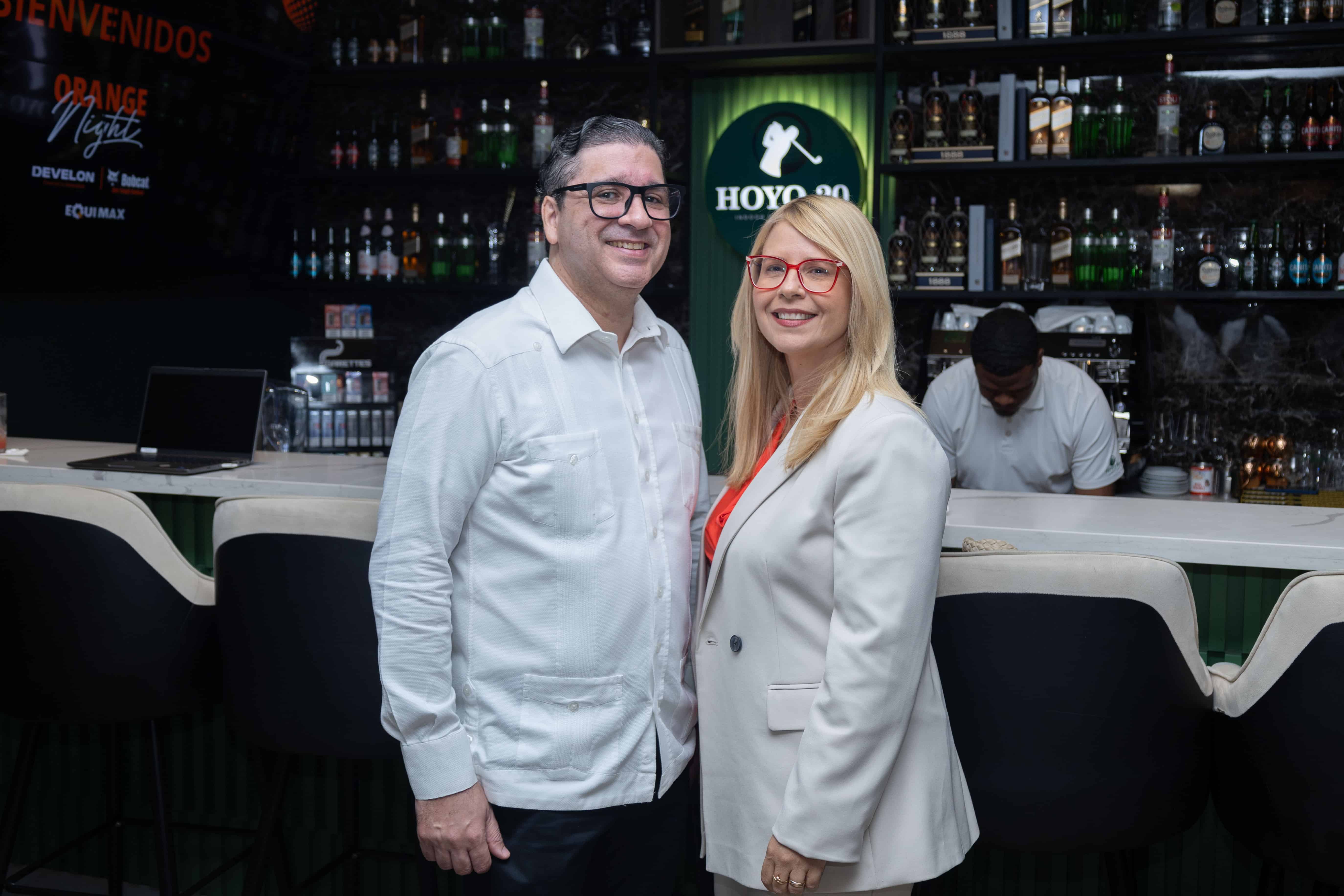 Máximo Ruiz y Cynthia Núñez. 