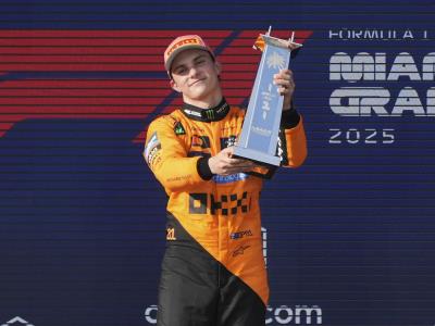 Fórmula Uno: Oscar Piastri logra en Miami su 3ra. victoria consecutiva