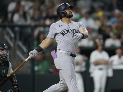 Jasson Domínguez batea 3 jonrones y remolca 7 en paliza de Yankees