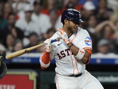Jeremy Peña conectó triple para el triunfo de los Astros