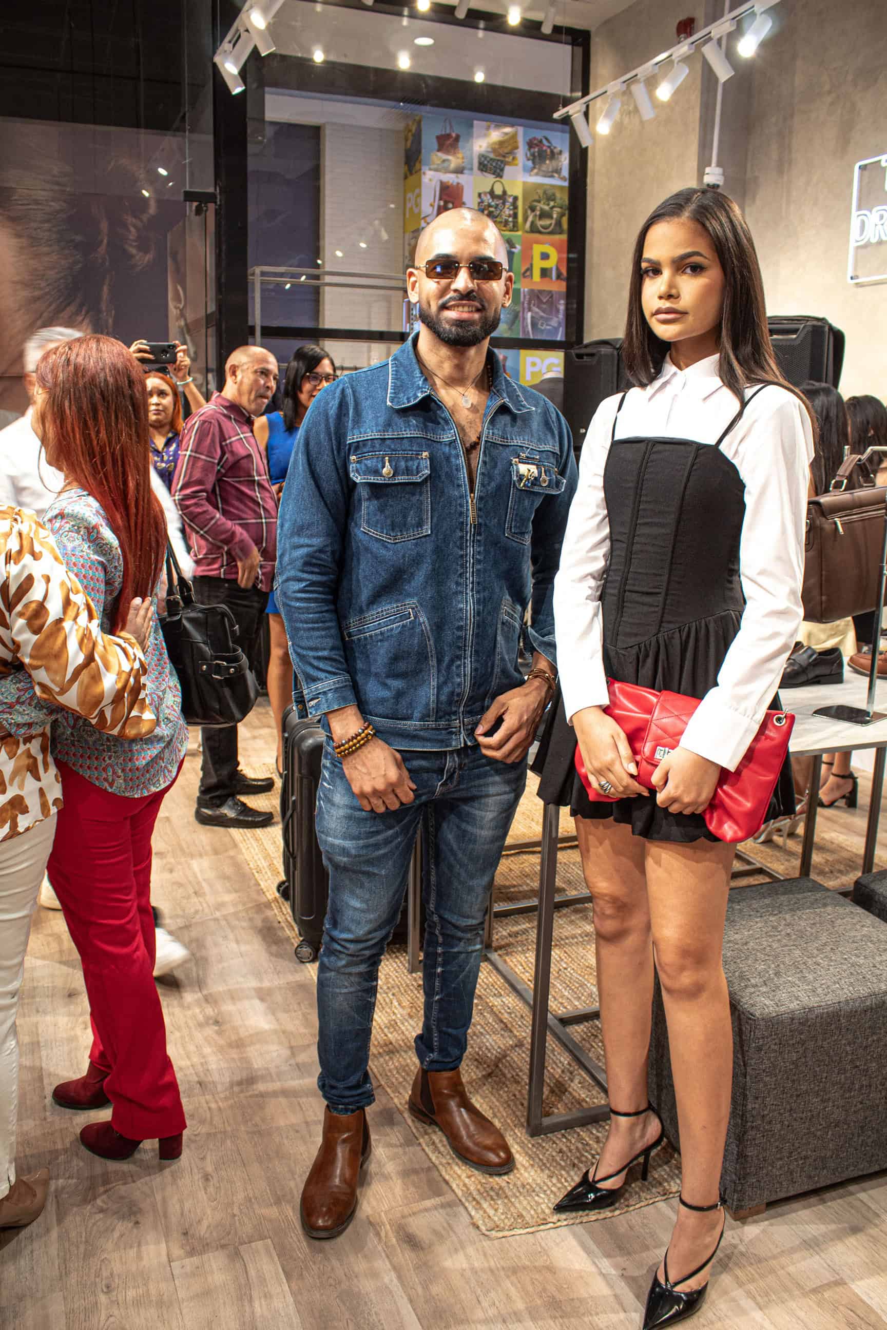 Argenis Grullón y Cristy Baret.