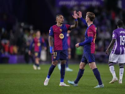 La Liga: Un Barcelona indetenible derrota al Valladolid
