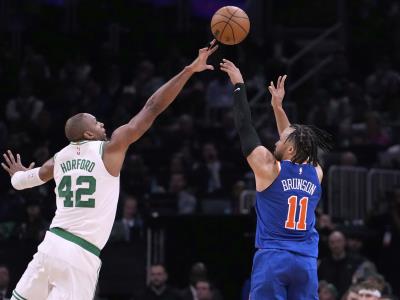 Los Knicks remontan y sorprenden a los Celtics en Boston