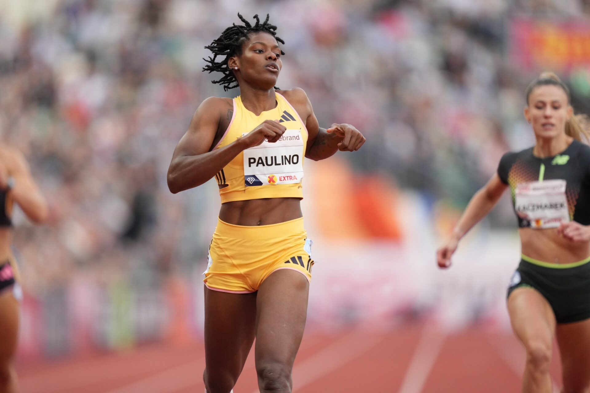 Marileidy Paulino obtiene el primer lugar en el Grand Slam Track de Miami