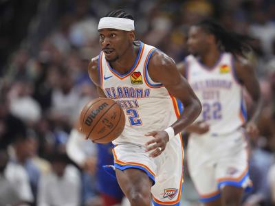 NBA: Gilgeous-Alexander anota 25 y el Thunder empata a dos