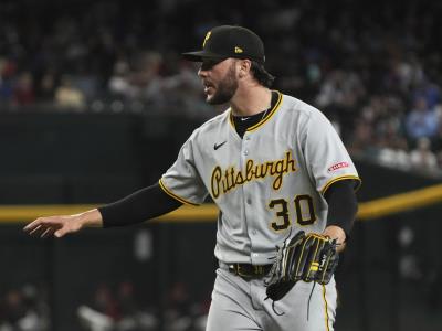 Paul Skenes domina hasta la 7ma, Piratas aplastan a Diamondbacks