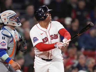 Rafael Devers conecta cuadrangular en el triunfo de Boston