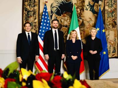 Reunión entre Vance y Von Der Leyen