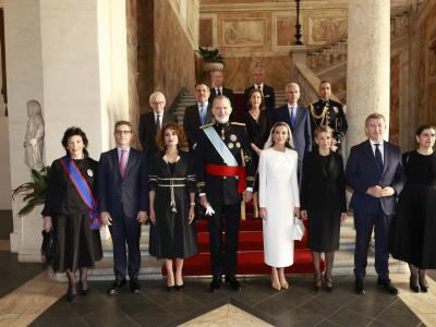 Reyes de España en misa pontificado León XIV