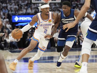 Shai Gilgeous-Alexander anota 34 y Thunder vence a Timberwolves