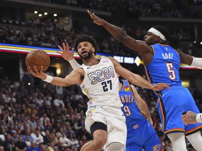 Un enfermo Jamal Murray anotó 25 puntos; Nuggets vencen a Thunder