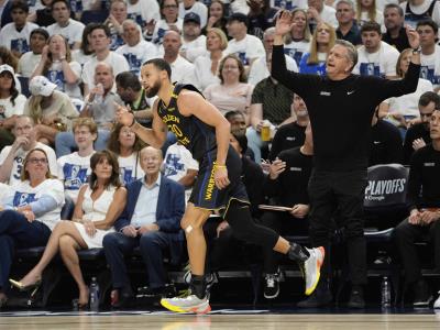 Warriors descartan a Curry al menos una semana ante Minnesota