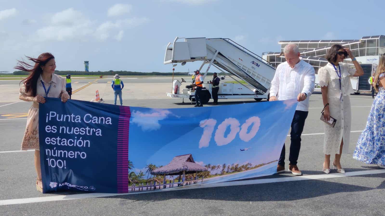 Punta Cana es el destino número 100 de Aeroméxico.
