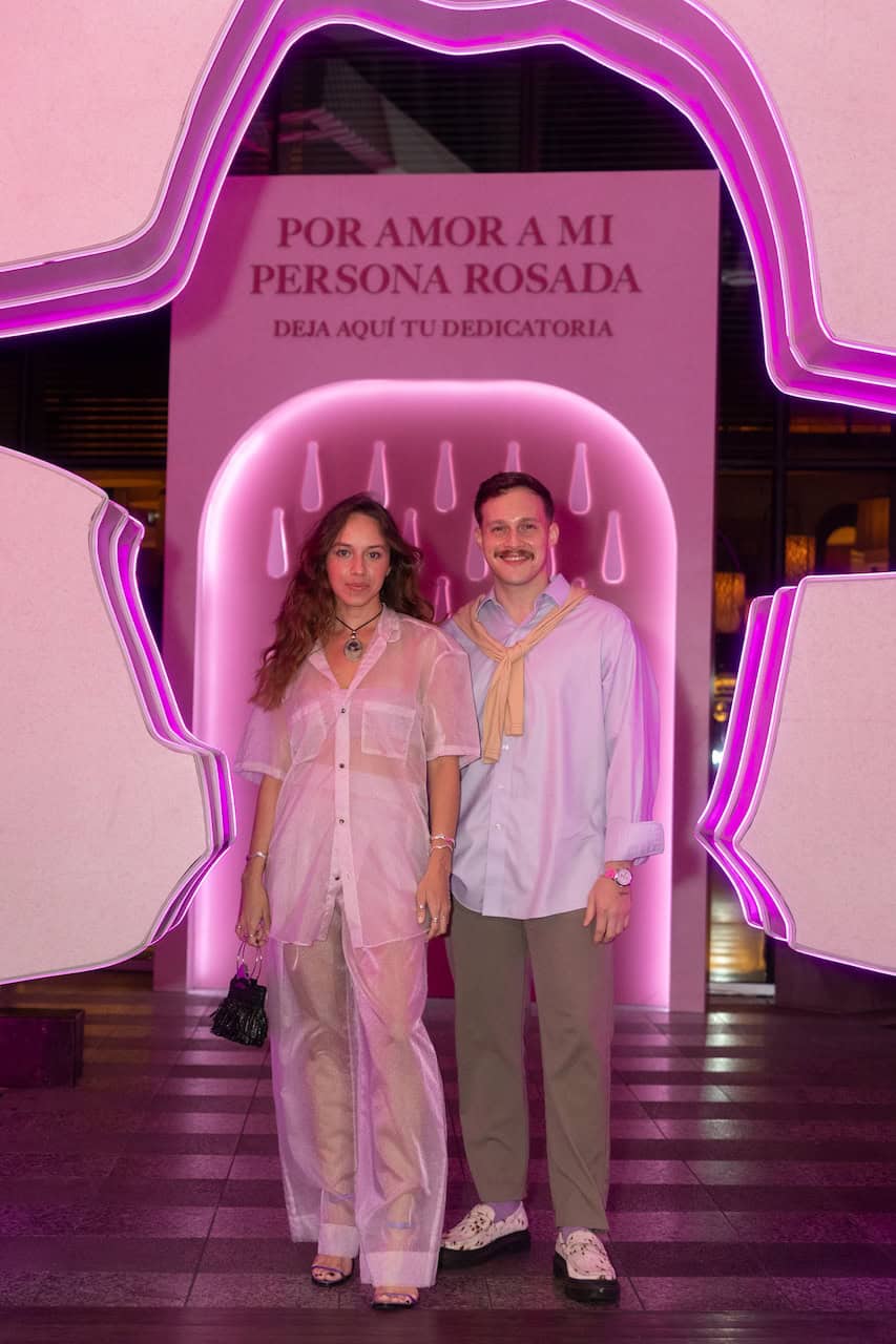 Nicole Cochón y César del Villar.
