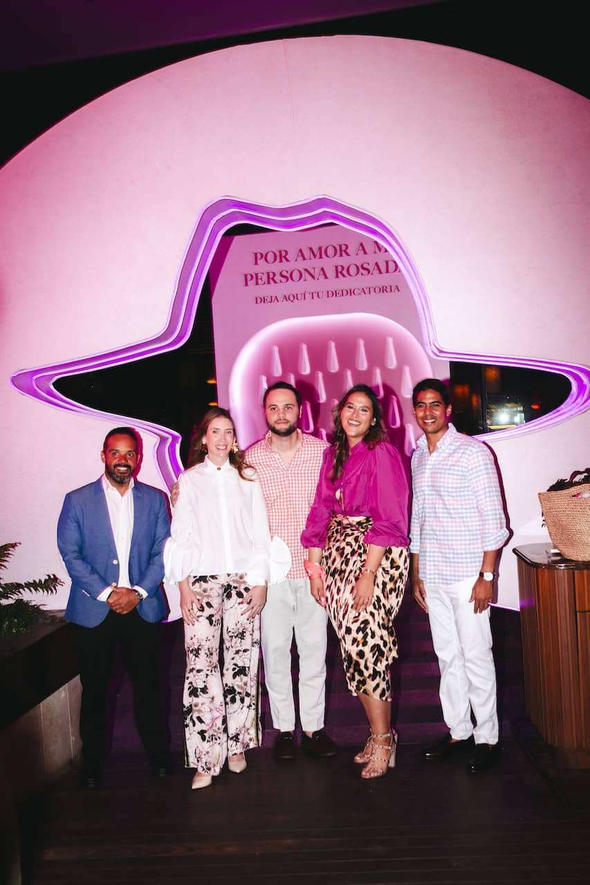 Melvin Cruz, Adriana Pocaterra, Enmanuel Almánzar, María Teresa González y Jorge Ricardo.