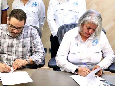 Febodom firma acuerdo de cooperación interinstitucional