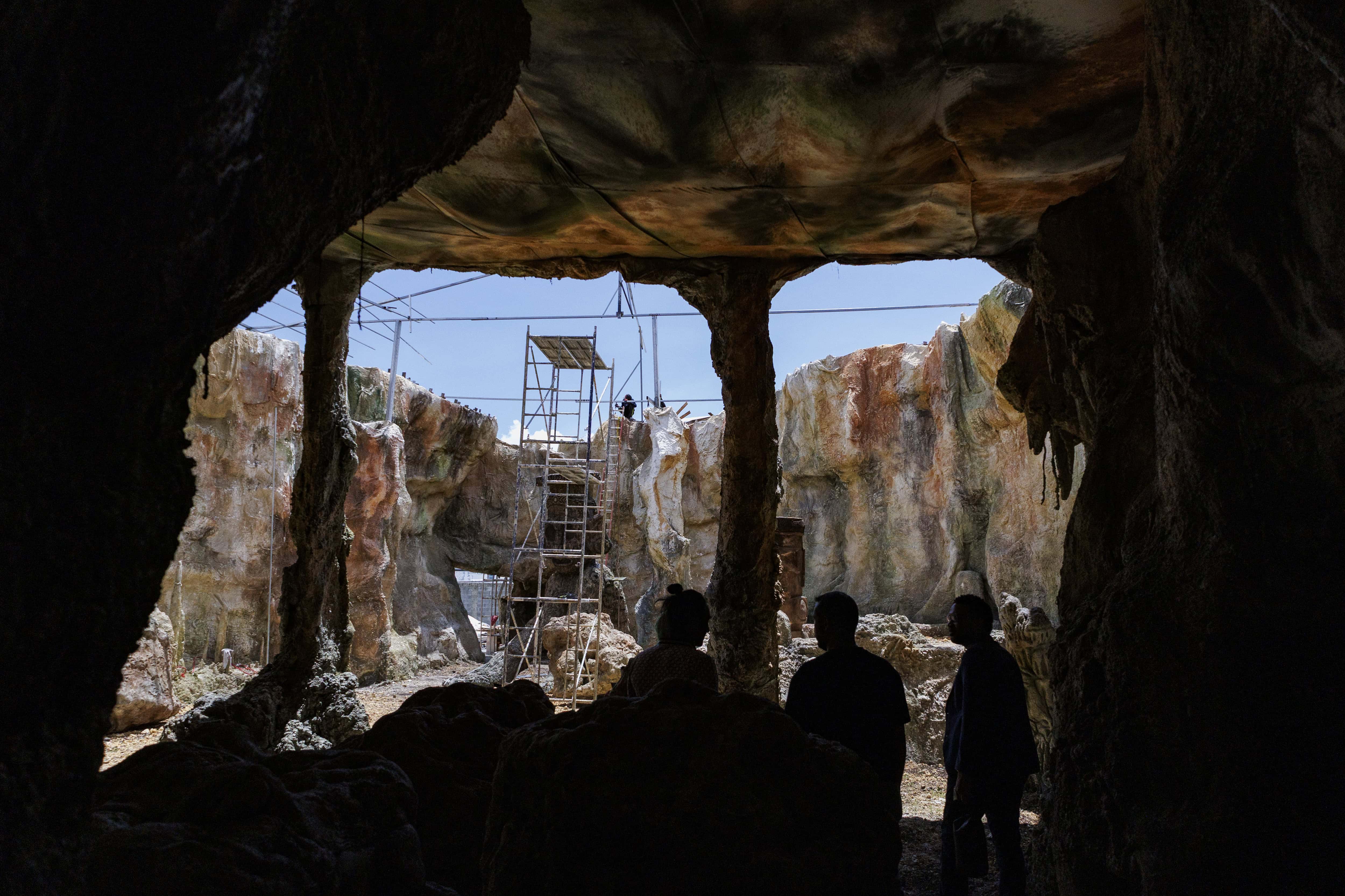 La construcción de esta cueva ha tarado más de seis meses.