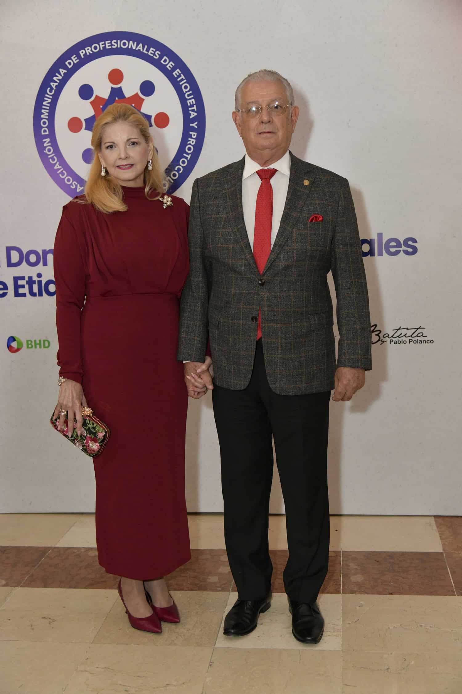 Leonor Gautier y José Rafael Espaillat.