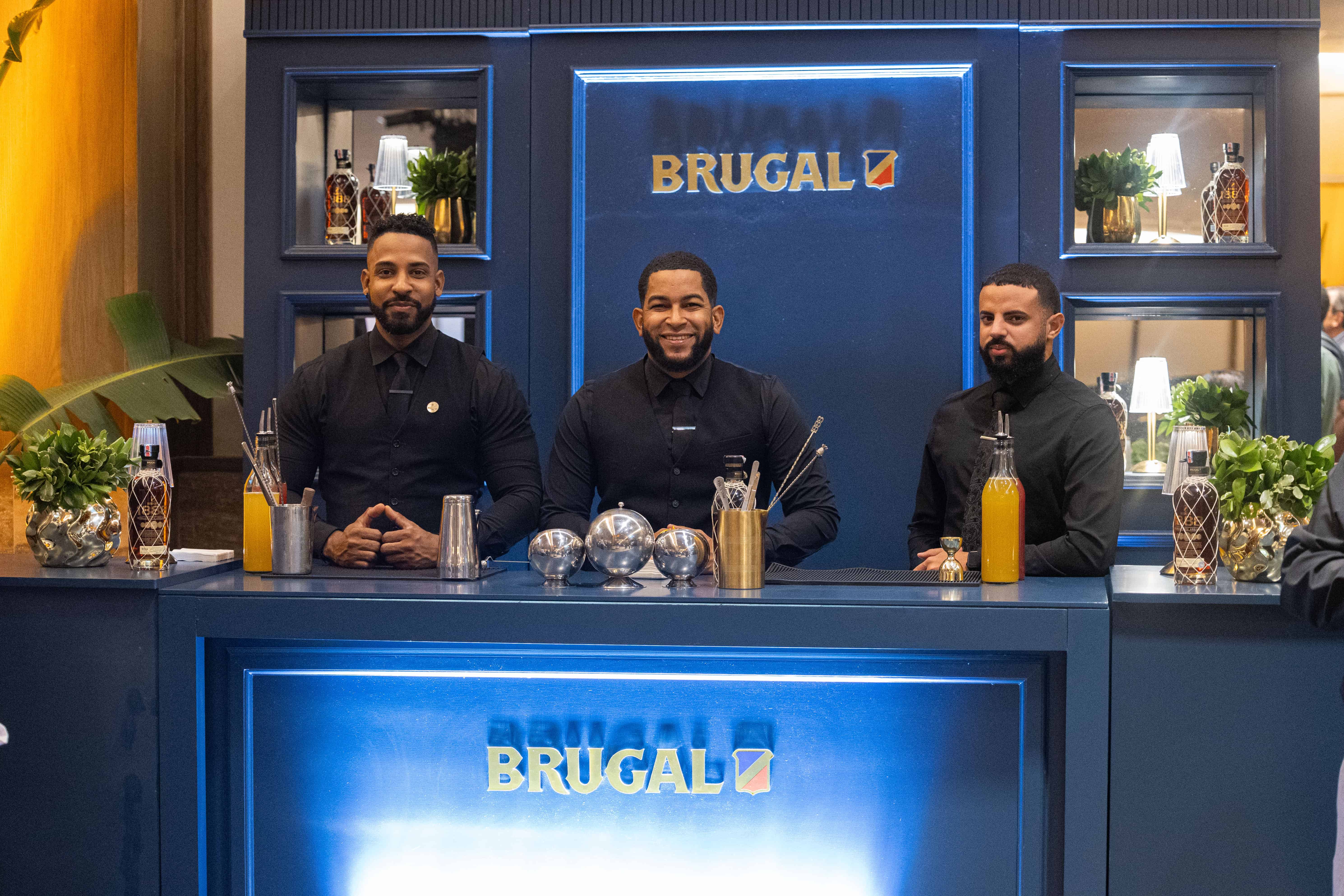 La marca Brugal.