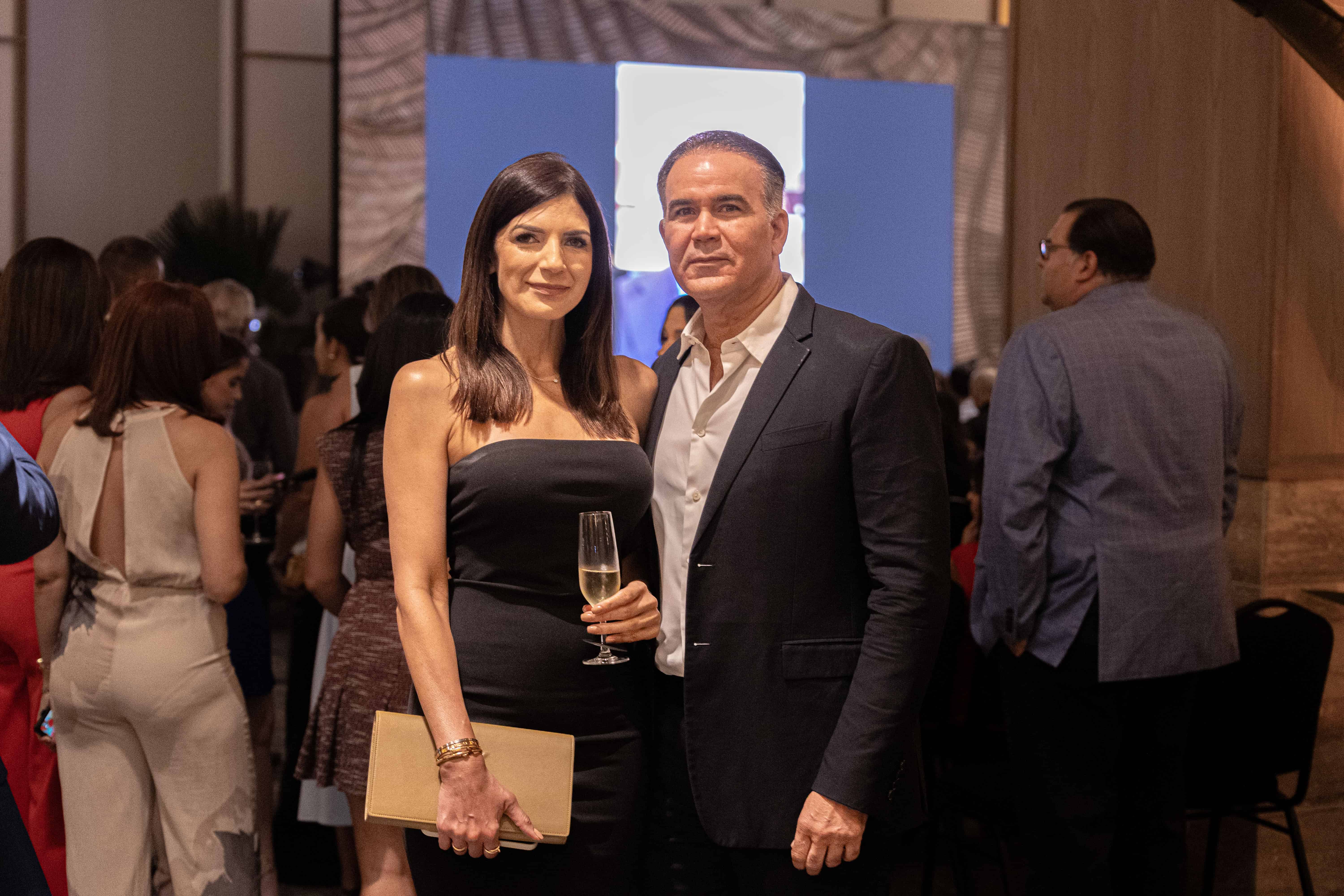 Lissette Paradas y Franklin Polanco.