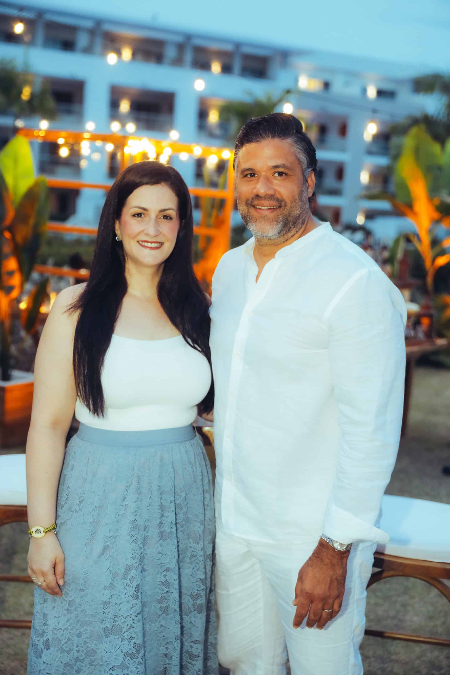 Cristina Báez y José Isaias Cid.