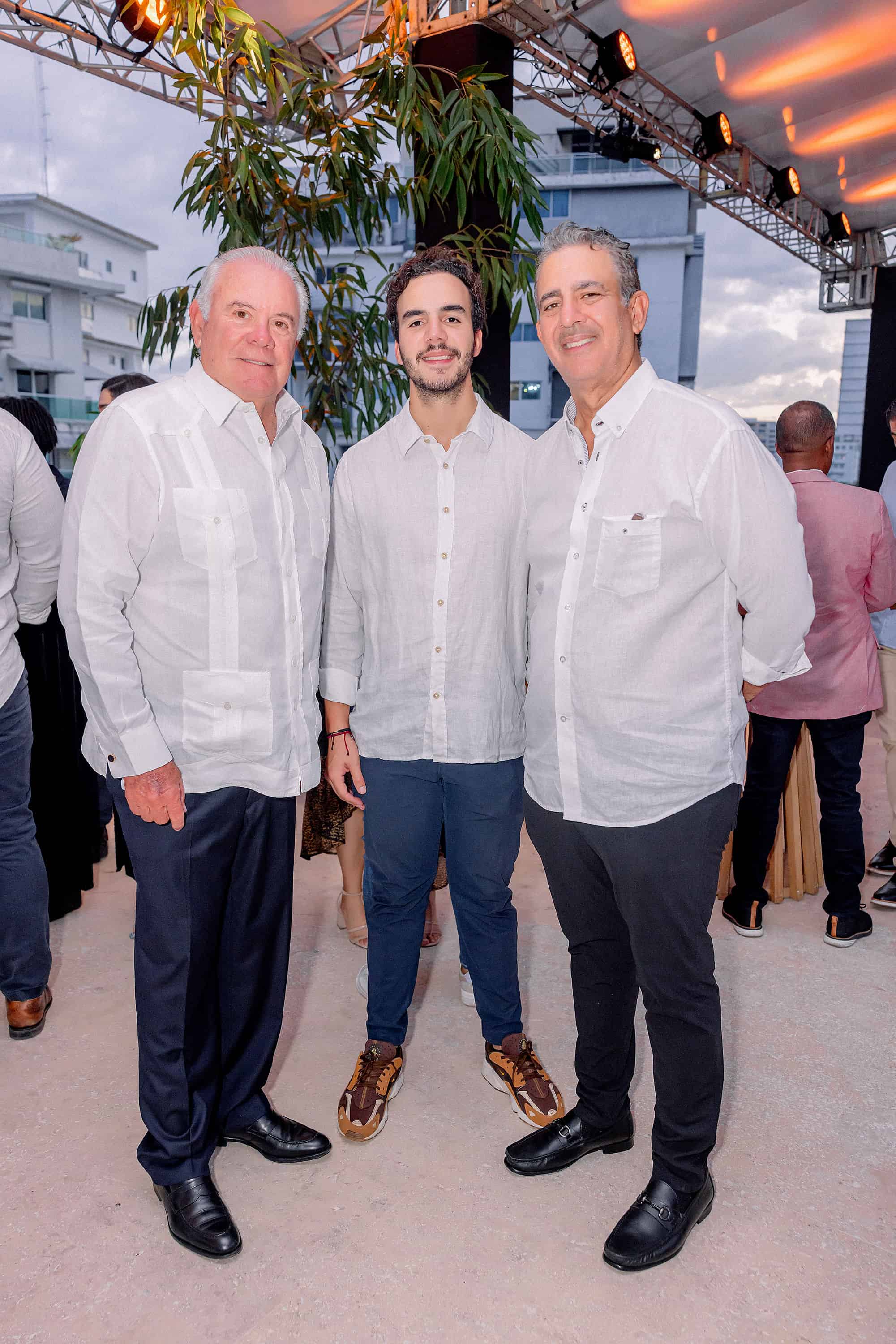 Alejandro Santelises, Fabio Santoni Junior y Fabio Santoni.