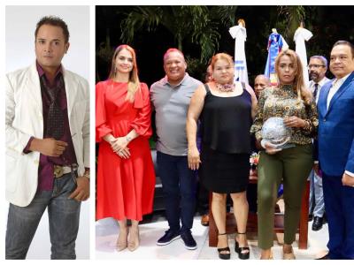 Raffy Matías recibe placa en el homenaje póstumo en Jarabacoa