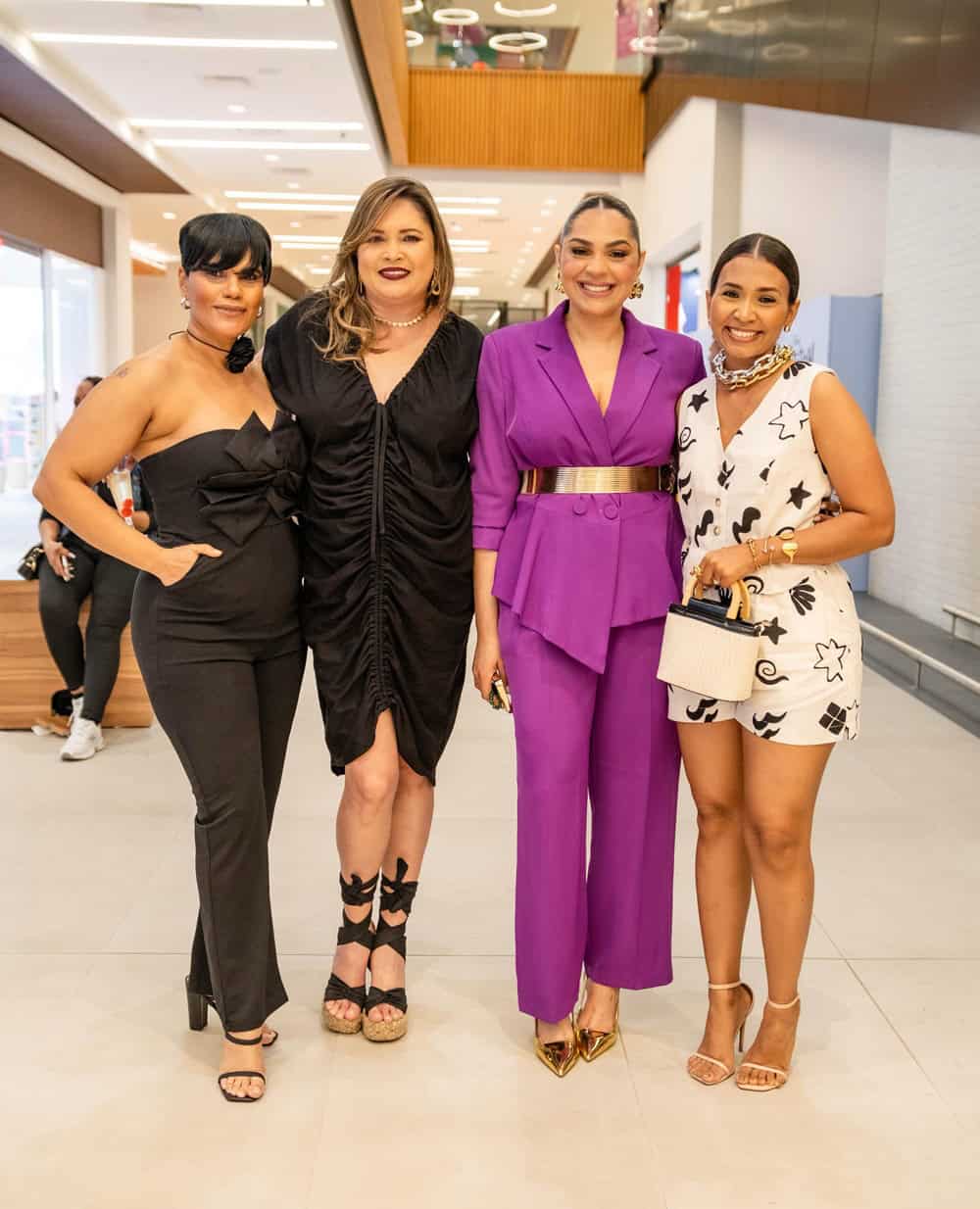 Yajaira Blanco, Miguelina Aquino, Ariela Rodríguez y Pamela Guzmán.