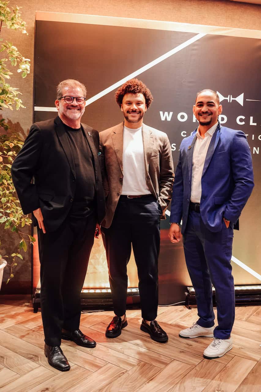 Arturo Savage, José Miguel Guerrero y Luis Adrián Rodríguez.