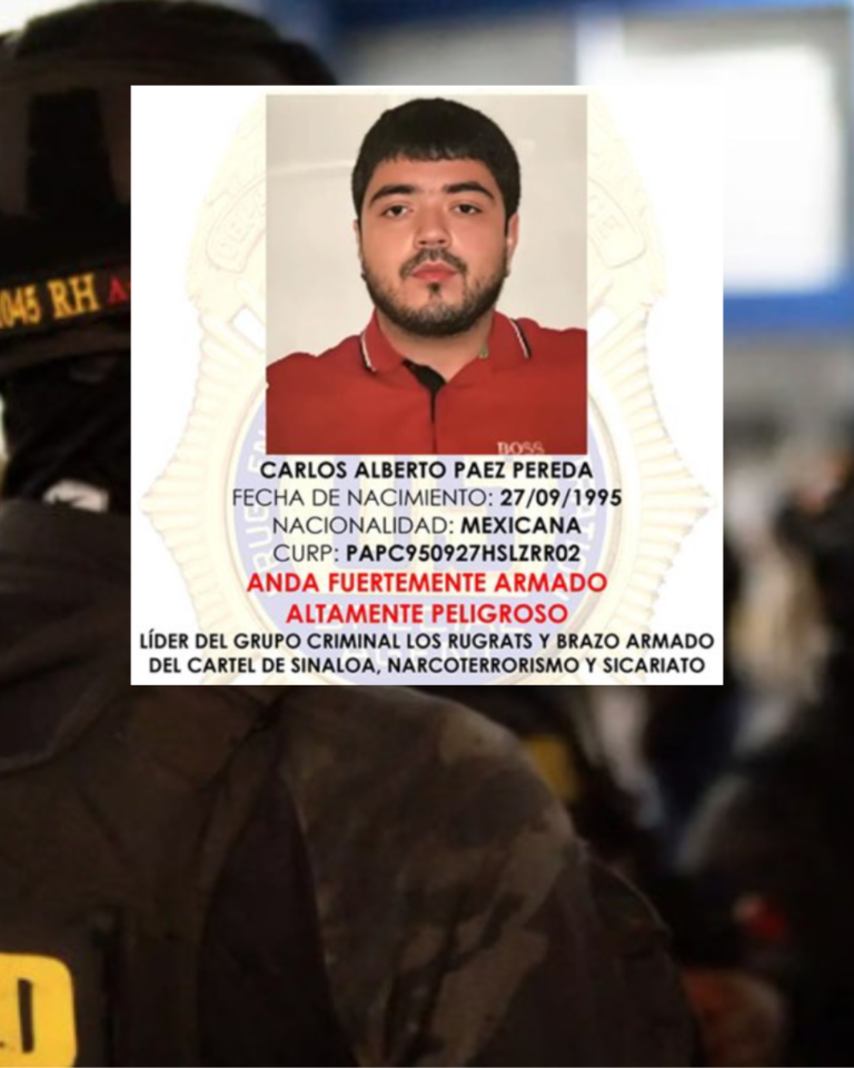 Carlos Alberto Páez Pereda, alias “Carlitos Rugrats”, líder de célula del Cártel de Sinaloa, es buscado en RD