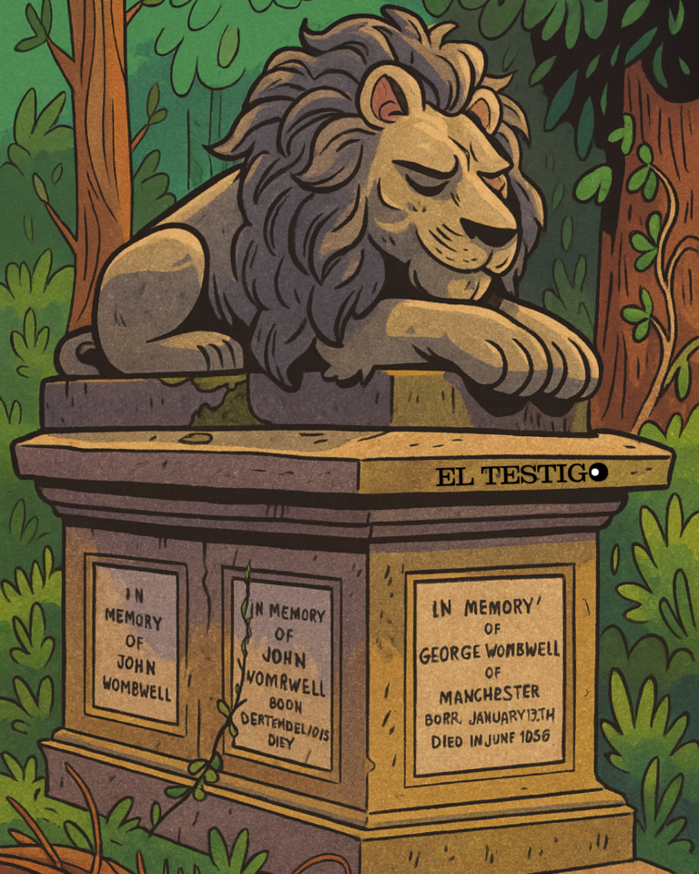 El cementerio está lleno de leones