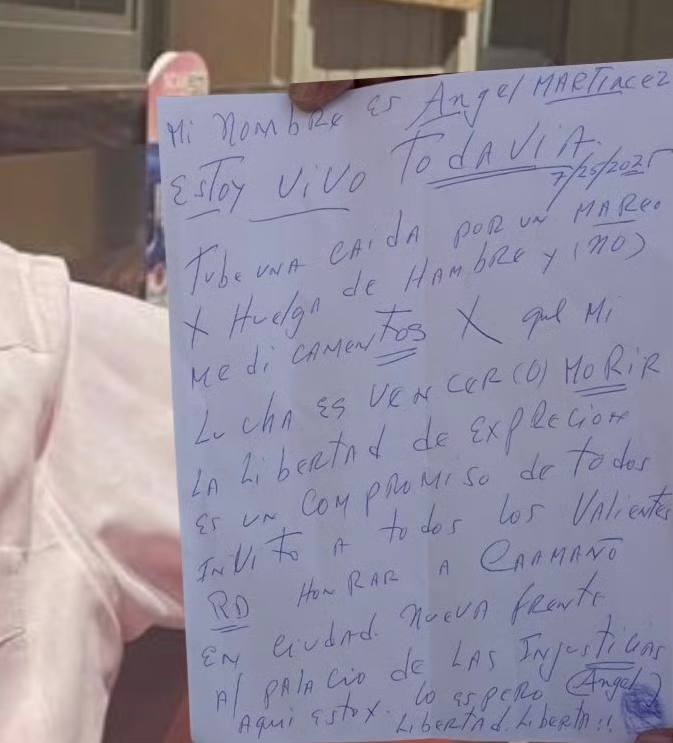 Ángel Martínez se despide por carta y manda a preparar su ataúd