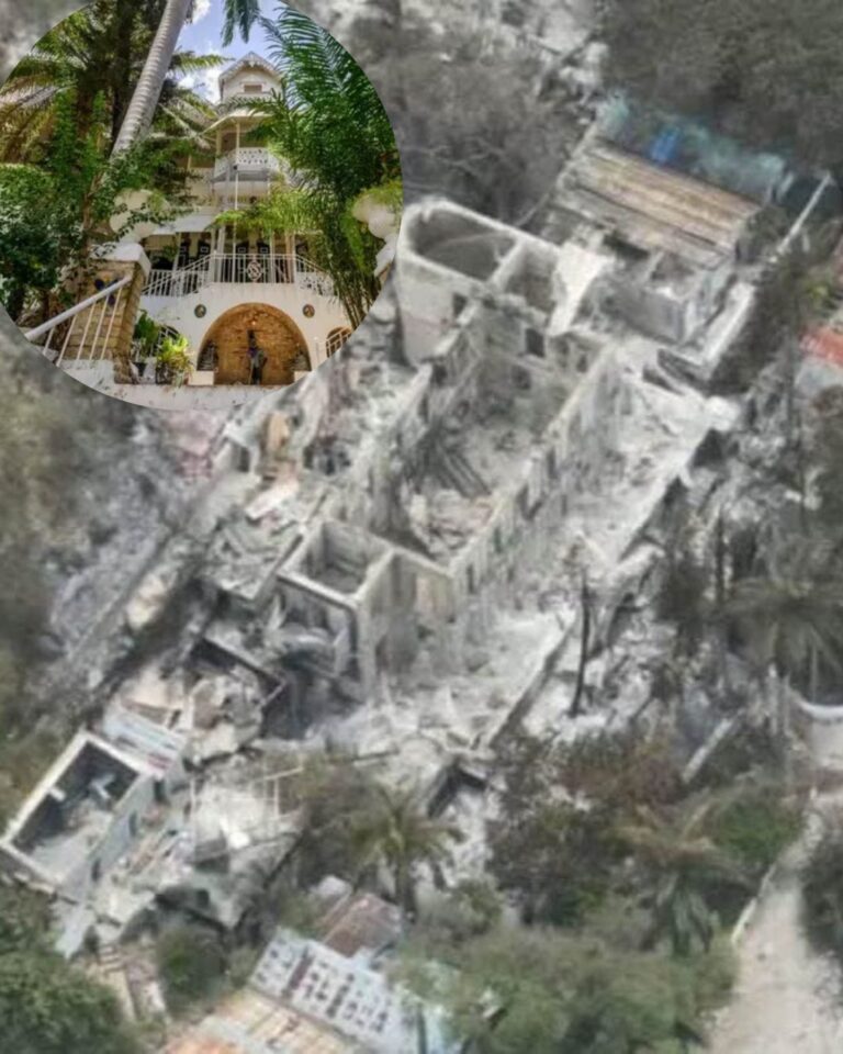Bandas incendian por completo el icónico hotel Oloffson de Haití