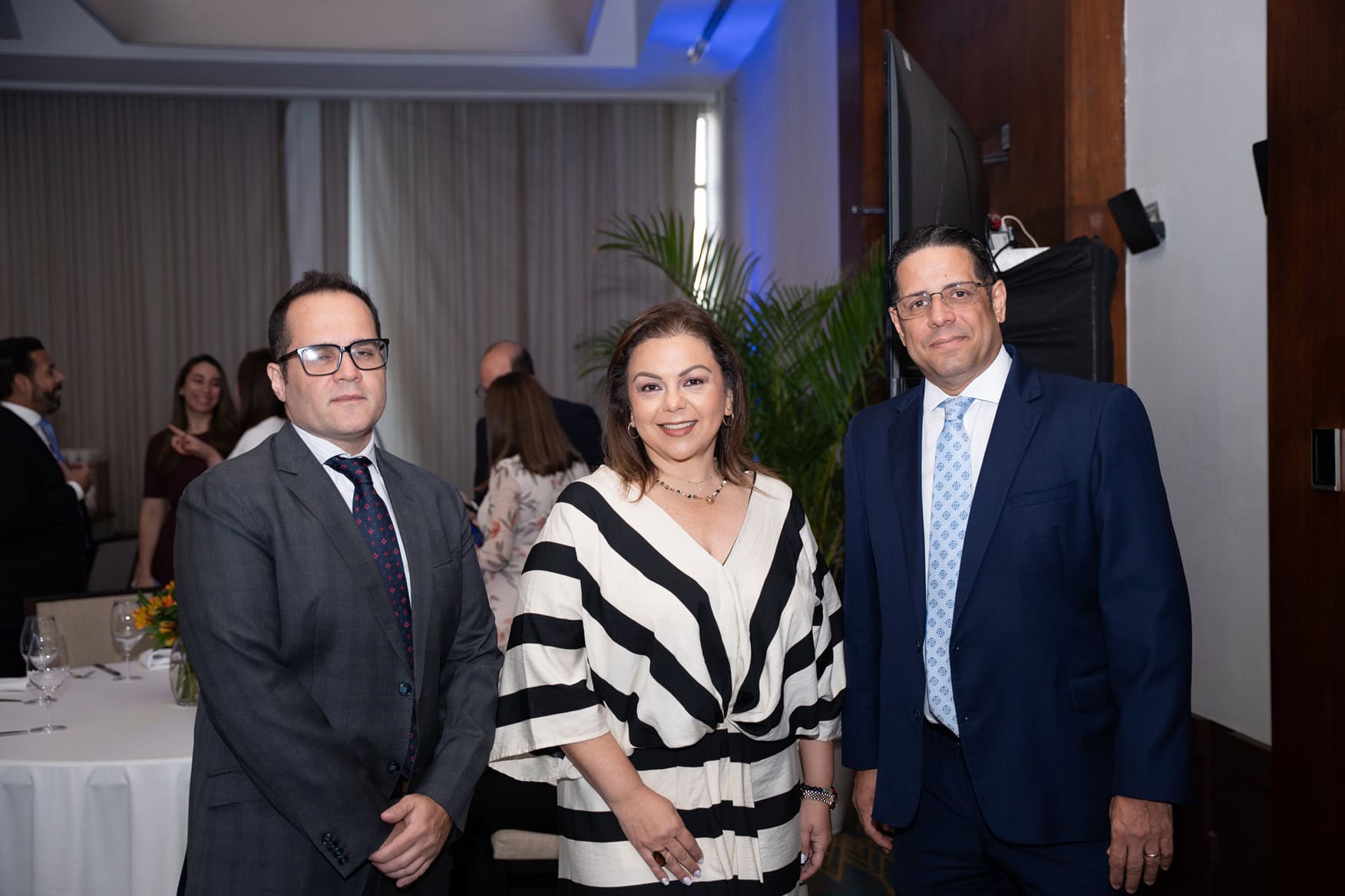 Roberto Revel, Carla Coghi y Richard Troncoso.