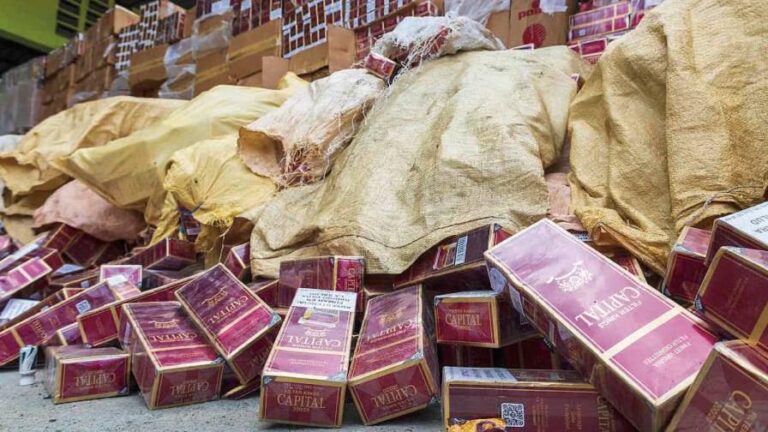 Cigarrillos encabezan los decomisos por contrabando