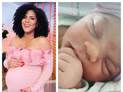 Francisca presenta el rostro de su bebé Raffaella Eleanor