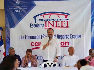 INEFI anuncia construcción de moderno polideportivo en Los Mina