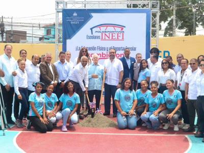 INEFI inicia construcción de techado en escuela Los Mina