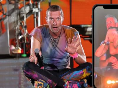 La indiscreta "Kiss Cam" de Coldplay revela una presunta infidelidad