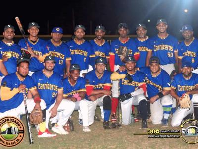 Los Monteros y Los Carniceros a la final del softbol Asoprosado