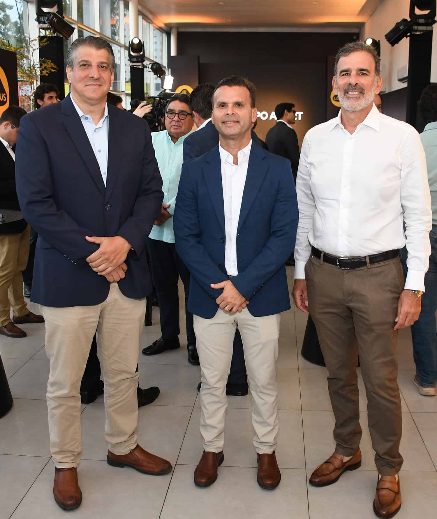 Luis Varela, Cristian Tactuk y Wady Asbun.
