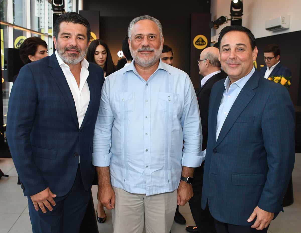 Juan Carlos Duque, Franky Cruz y Opinio A´lvarez Bisono´.
