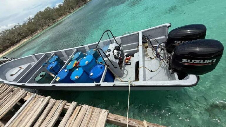 Persecución en el mar: así cayó la lancha con más de 1,500 paquetes de cocaína