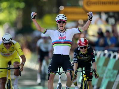 Pogacar gana en Ruan, su victoria 18 en el Tour y la 100 como profesio