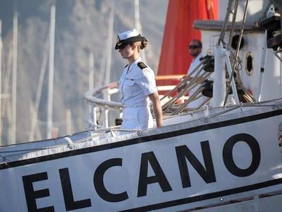 Princesa Leonor finalizará viaje en buque escuela el domingo