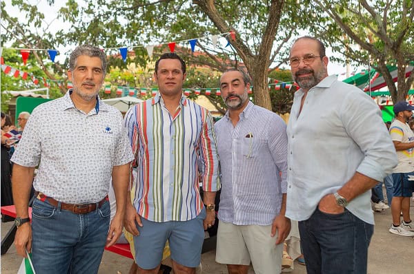 Juan Caro, Arnold Morales, Alejandro Pimentel y Francisco Izquierdo.