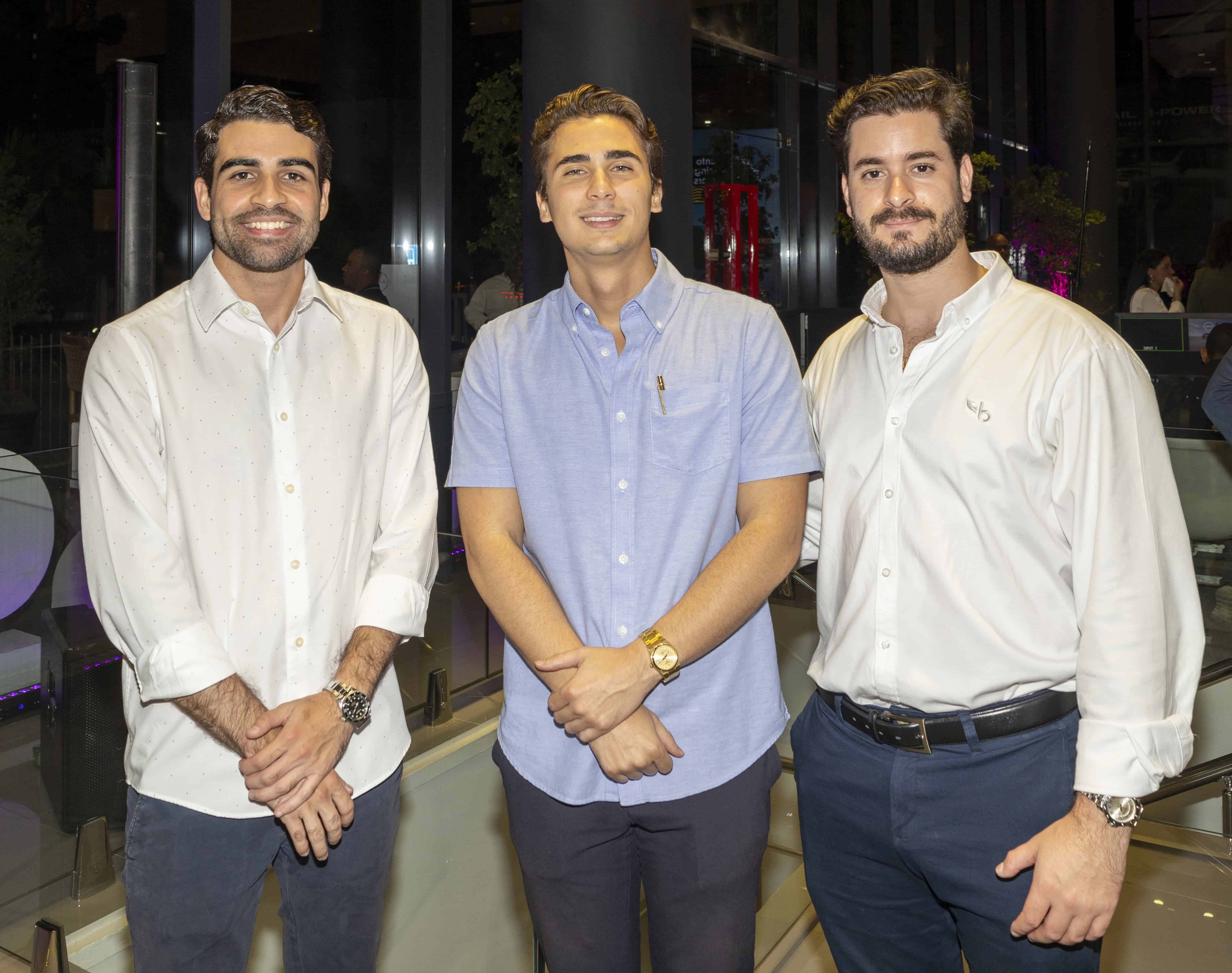Gerardo Fernández, Arnaldo Pérez y Diego Nouel.