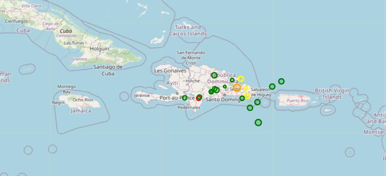 Sismo de magnitud 4.0 se registra al noreste de Hato Mayor
